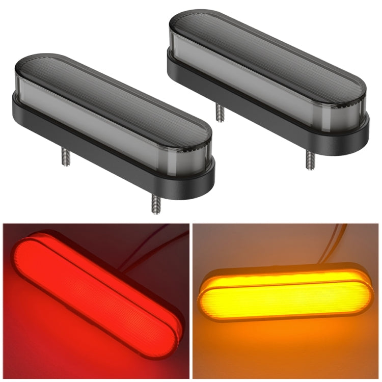 1 Paar Zweifarben-Bremslicht-Blinker, Doppelfarbe