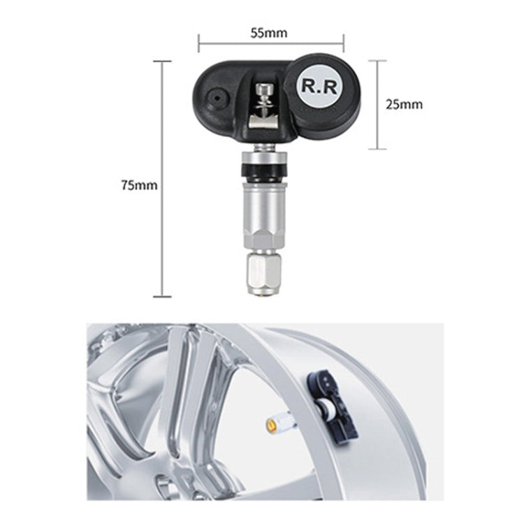 Solarbetriebenes Reifendruckkontrollsystem (TPMS) für Autos, hochpräzise, mit integriertem Sprachsensor