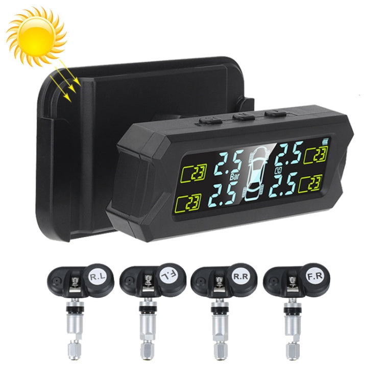 Solarbetriebenes Reifendruckkontrollsystem (TPMS) für Autos, hochpräzise, mit integriertem Sprachsensor