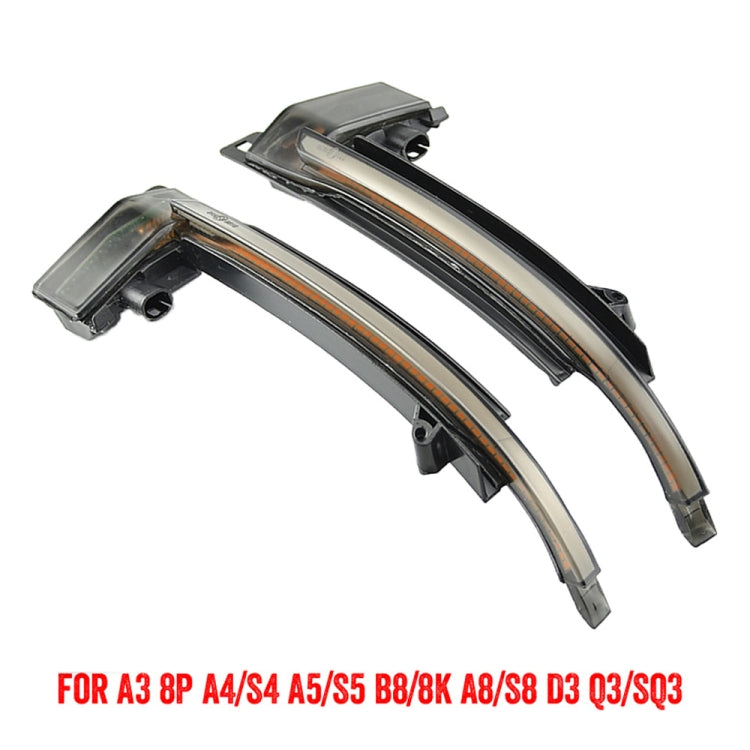 1 Paar Für Audi A4 B8 Auto Dynamische LED Blinker Rückspiegel Blinker Wasserblinker, Für Audi A4 B8