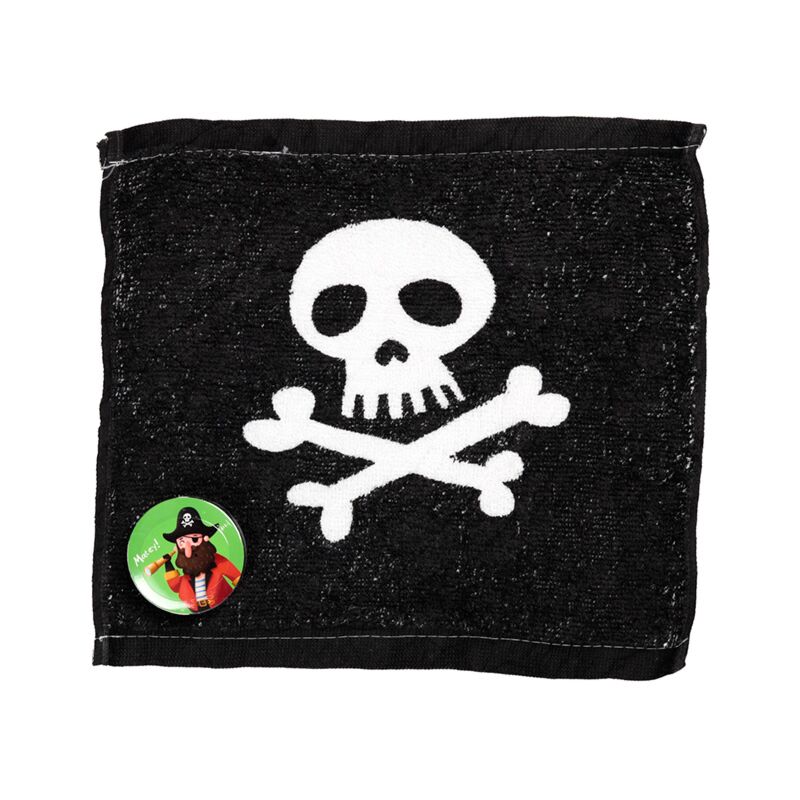 Compressed Travel Towel - Jolly Rogers Pirate