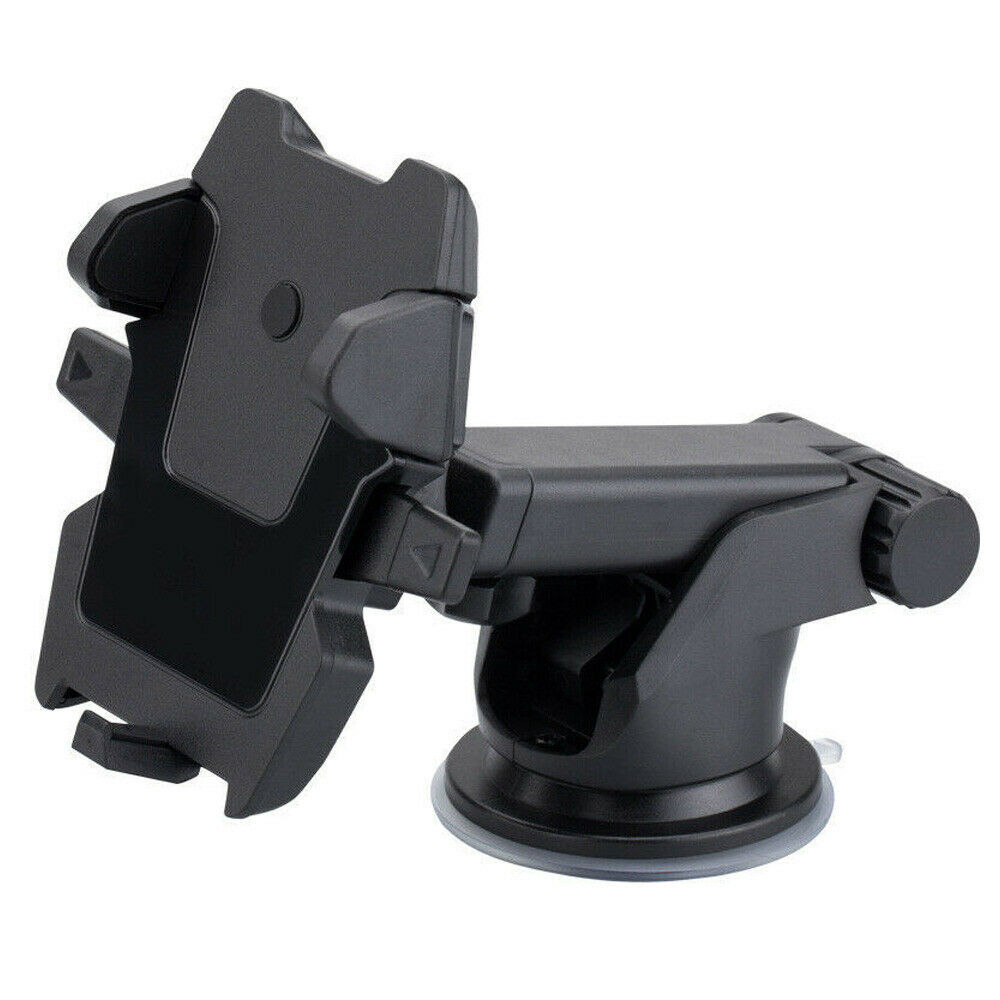 Car Phone Holder Universal Suction Mount Dashboard Windscreen Air Vent Mobile Black