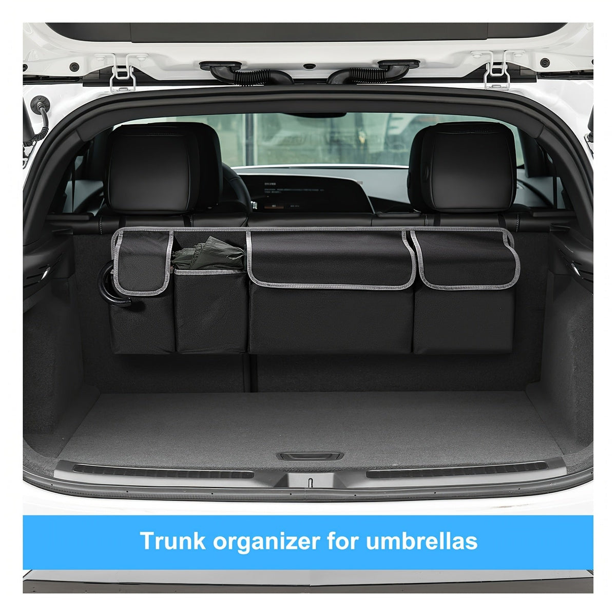 Universal Car Seat Back Organizer - Large Capacity Storage with Multiple Pockets & Durable Fabric