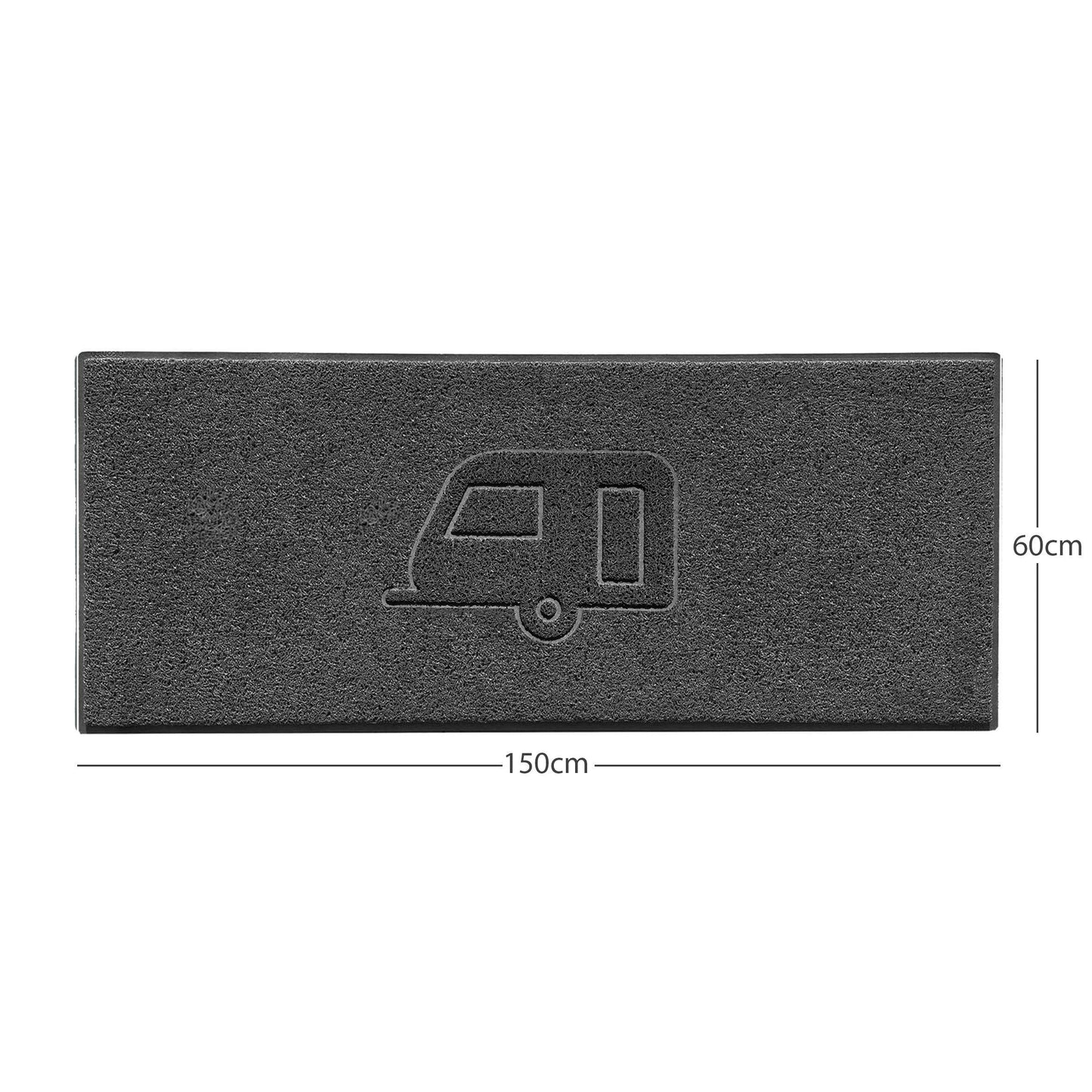 Nicoman Caravan Spaghetti Door Mat | Indoor & Outdoor | Non-Slip | Machine Washable