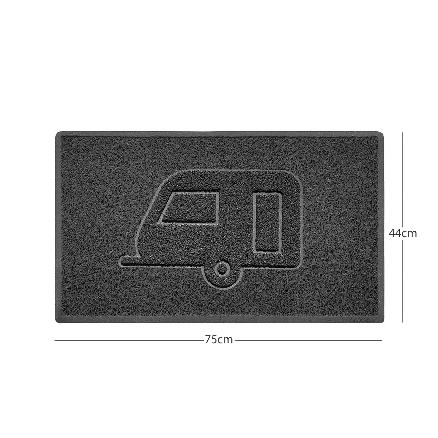 Nicoman Caravan Spaghetti Door Mat | Indoor & Outdoor | Non-Slip | Machine Washable