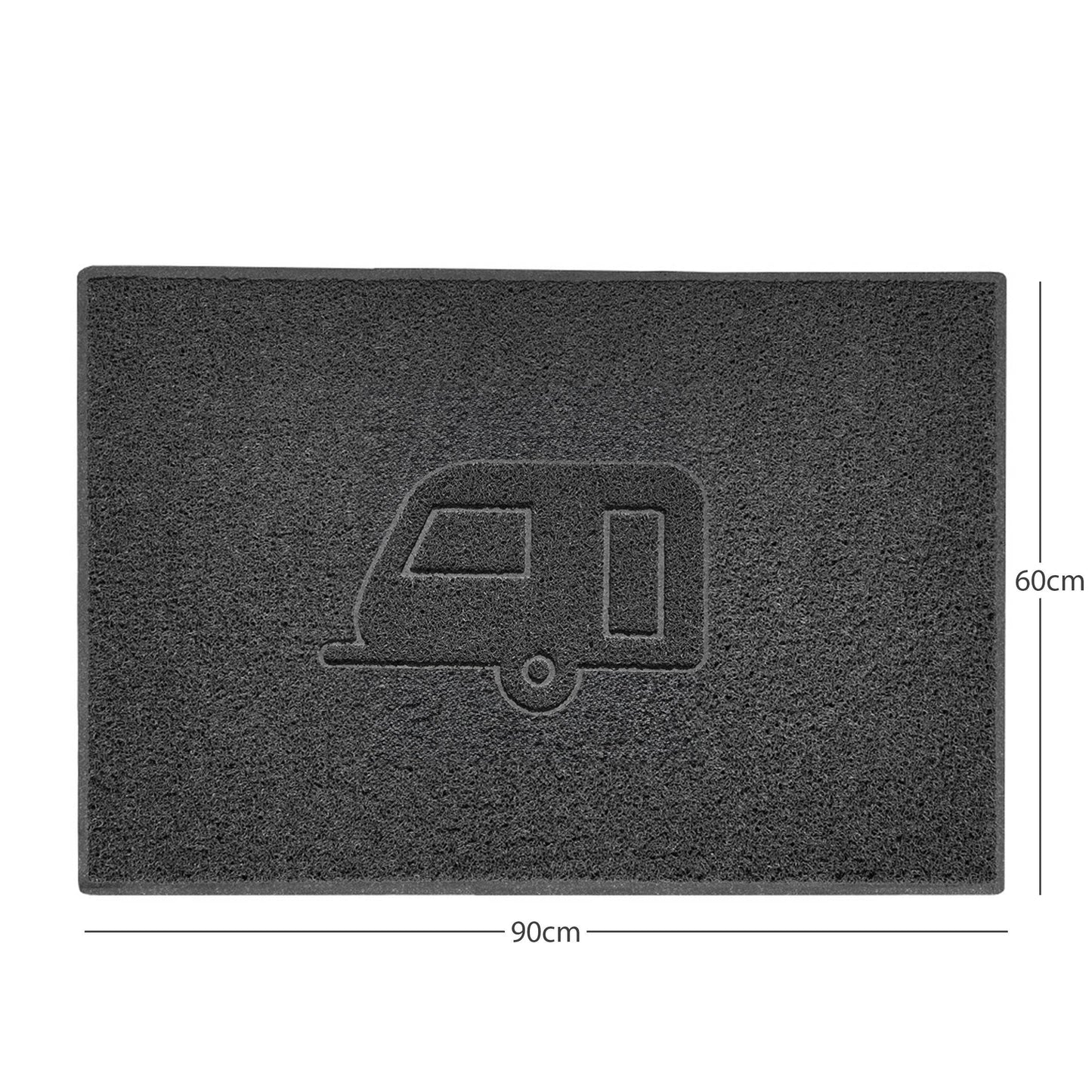 Nicoman Caravan Spaghetti Door Mat | Indoor & Outdoor | Non-Slip | Machine Washable