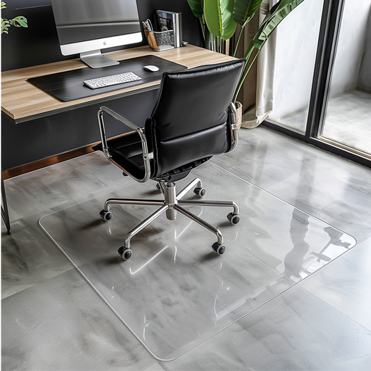 Transparent Chair Mat for Hard Floors | 2mm PVC Floor Protector