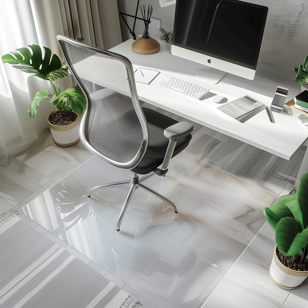 Transparent Chair Mat for Hard Floors | 2mm PVC Floor Protector