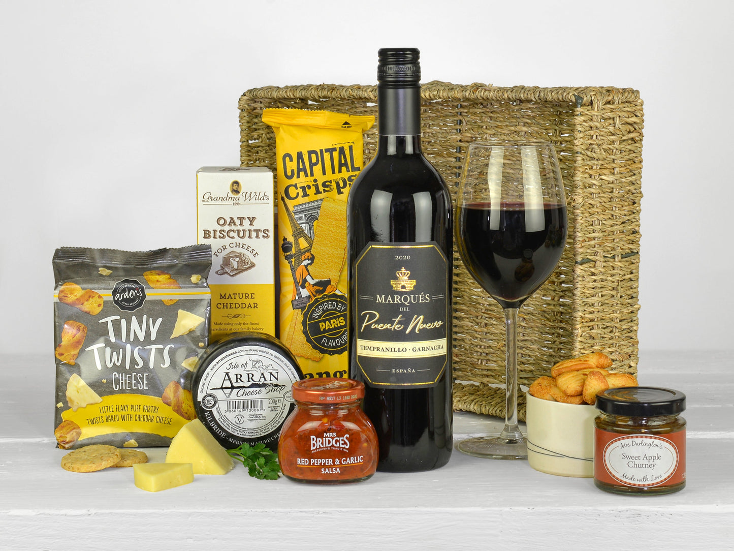The Cheese Course Hamper – Premium Cheese & Wine Gift Hamper