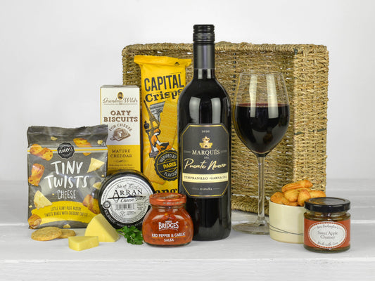 The Cheese Course Hamper – Premium Cheese & Wine Gift Hamper