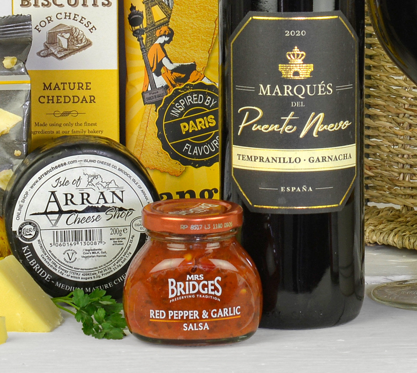 The Cheese Course Hamper – Premium Cheese & Wine Gift Hamper