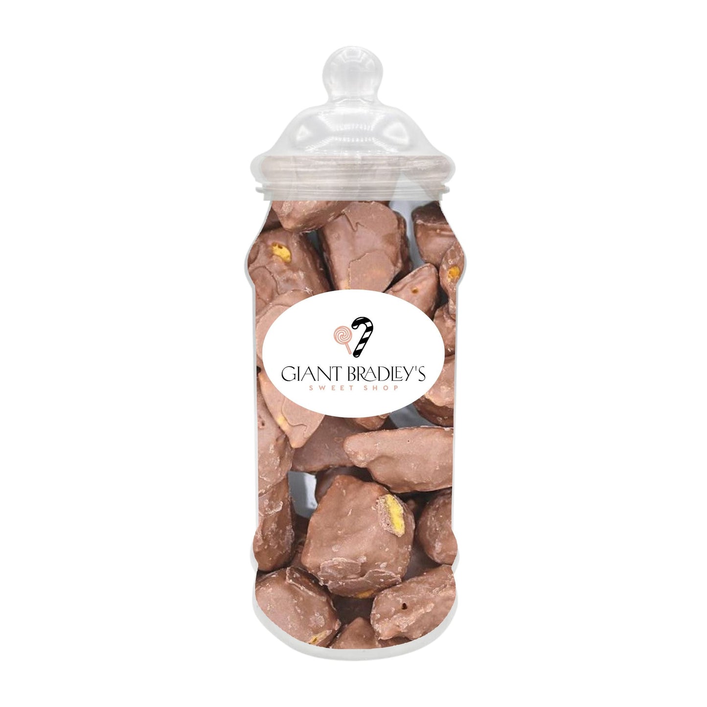 Schokolierte Krümel-Karamell-Stückchen