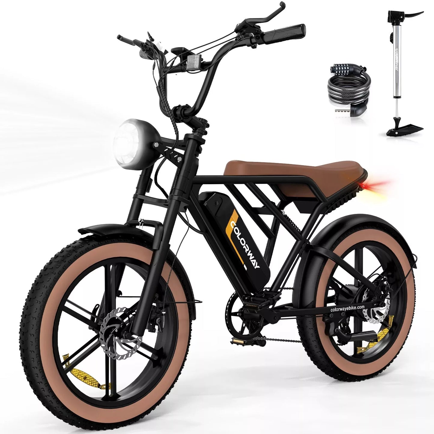 Colorway BK29 Electric Bike – 250W Motor | 48V 15Ah Battery | Fat Tyre E-Bike