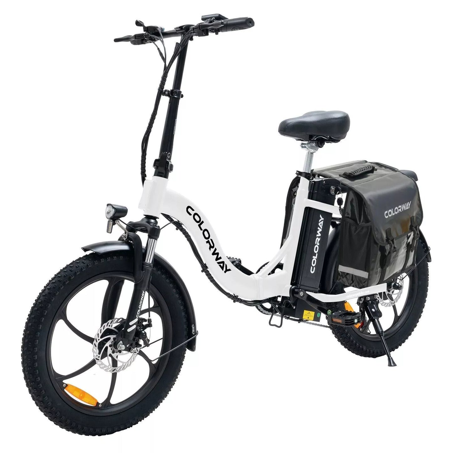 Colorway BK6 S Folding Electric Bike | 250W Motor | 50-Mile Range | 20" Commuter E-Bike