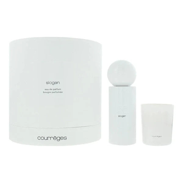 Courrèges Slogan Gift Set 100ml EDP + 75g Candle