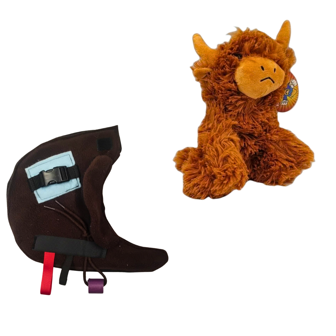 Feely Fred Plush Highland Cow