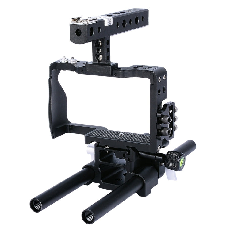 YELANGU YLG0905A Kamera-Video-Cage-Griff-Stabilisator für Sony A6000/A6300/A6400/A6500