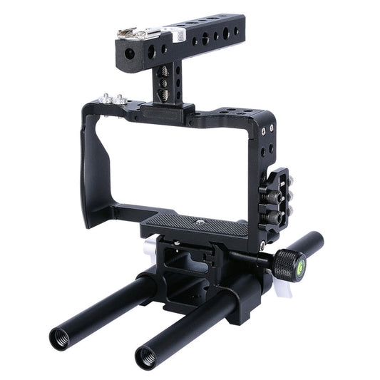 YELANGU YLG0905A Kamera-Video-Cage-Griff-Stabilisator für Sony A6000/A6300/A6400/A6500