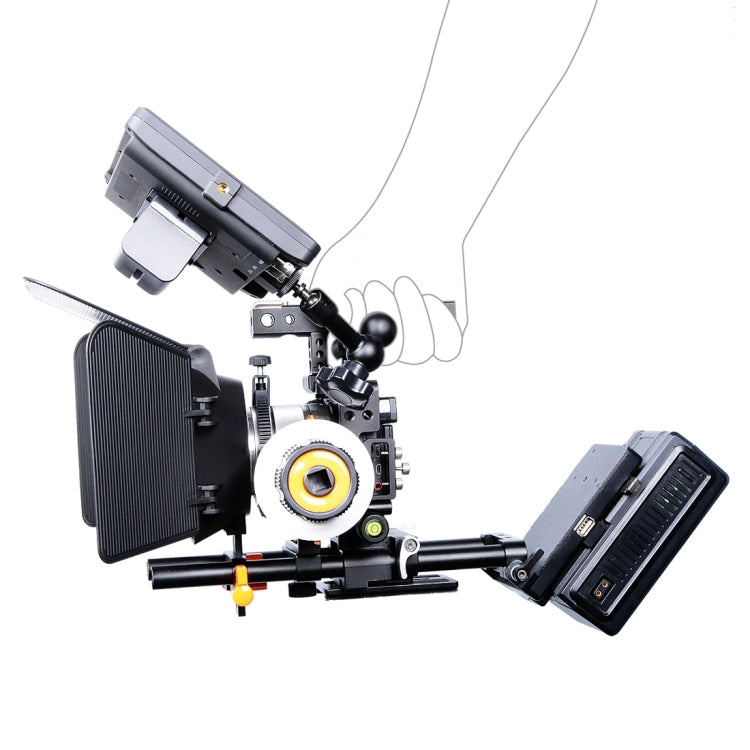 YELANGU YLG0905A Kamera-Video-Cage-Griff-Stabilisator für Sony A6000/A6300/A6400/A6500