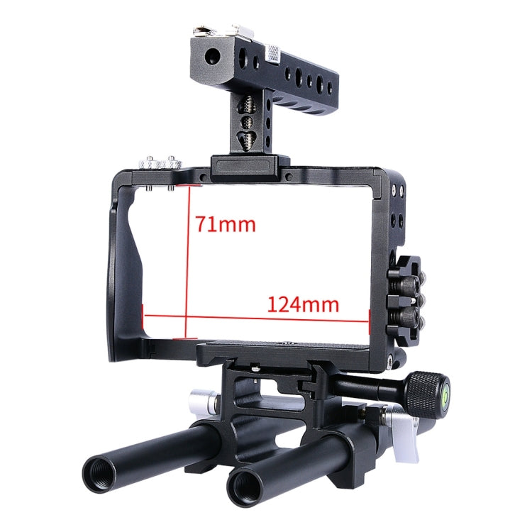 YELANGU YLG0905A Kamera-Video-Cage-Griff-Stabilisator für Sony A6000/A6300/A6400/A6500
