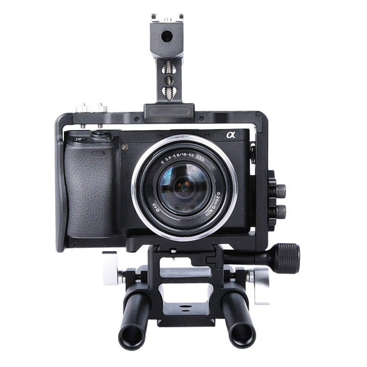 YELANGU YLG0905A Kamera-Video-Cage-Griff-Stabilisator für Sony A6000/A6300/A6400/A6500