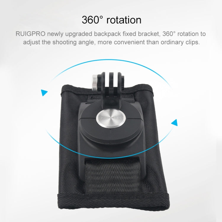 360° Rotating Quick Release Shoulder Strap Mount for GoPro, Insta360 & DJI Action Cameras