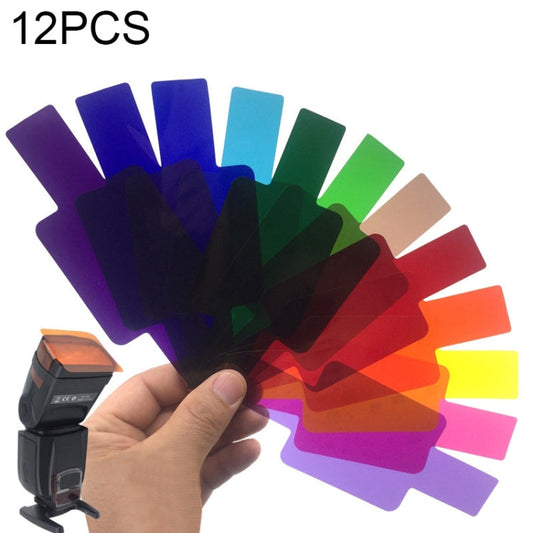 SiGi SG120 12-Farben Blitzfilter-Set für die Kamerafotografie – Professionelle Farbkorrekturfolien
