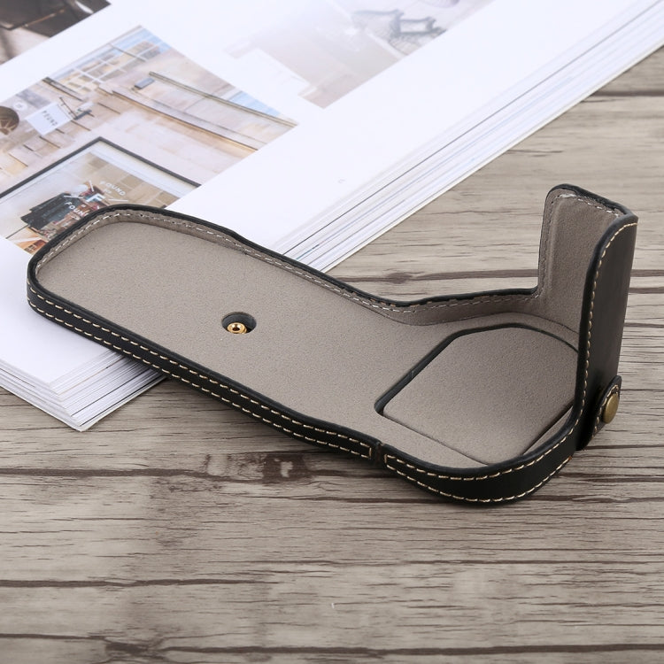 PU Leather Camera Half Case with ¼" Tripod Thread – Canon EOS 6D / 6D Mark II