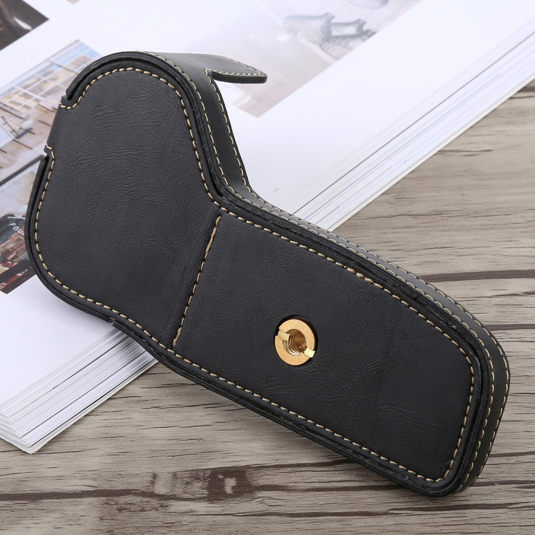 PU Leather Camera Half Case with ¼" Tripod Thread – Canon EOS 6D / 6D Mark II