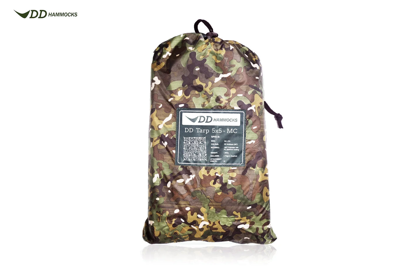DD Tarp 5x5m – Multicamo | Large Group Shelter