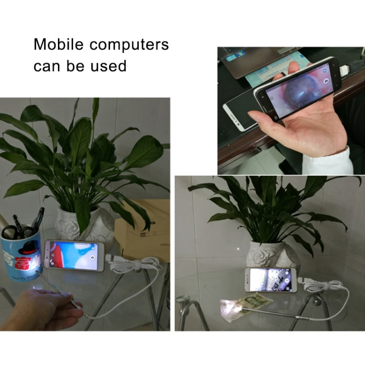 USB Digital Microscope 300K – 6 LED Illumination, 4.9mm Lens