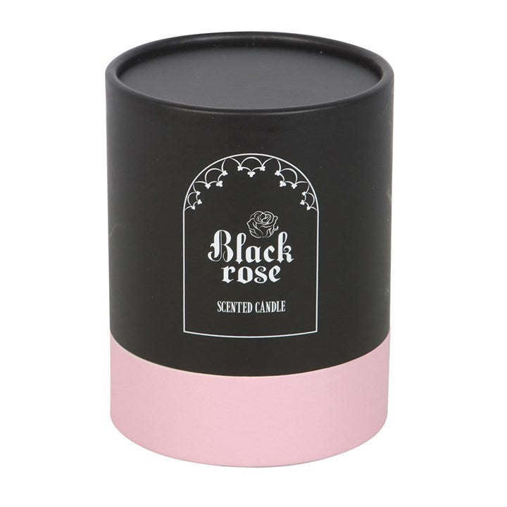 Black Rose Candle with 3D Roses
