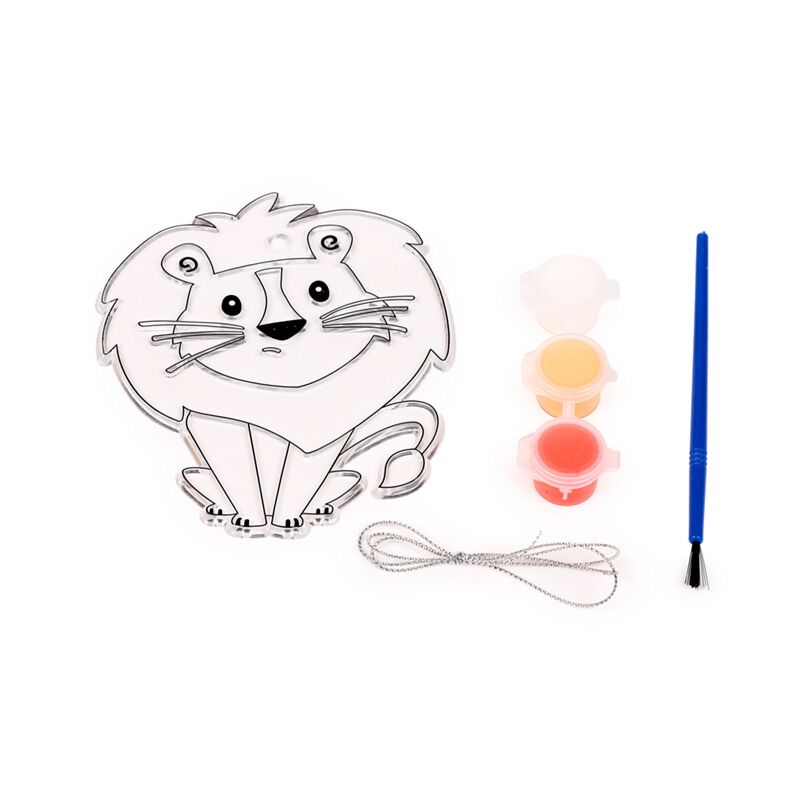 Zooniverse Lion Paint Your Own DIY Suncatcher