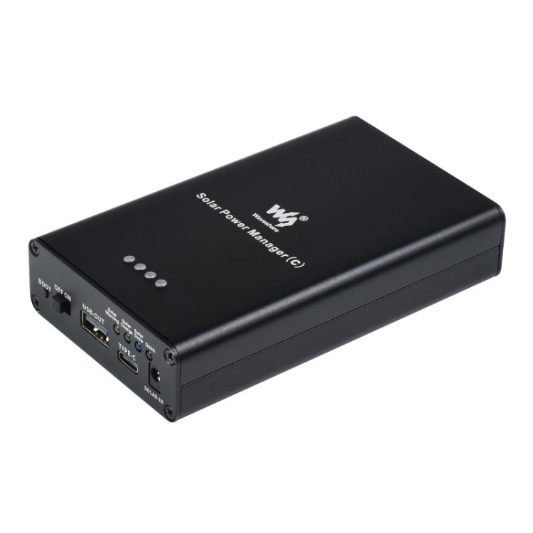 Solar Power Manager with MPPT | USB-C & Solar Input | 5V 3A Output