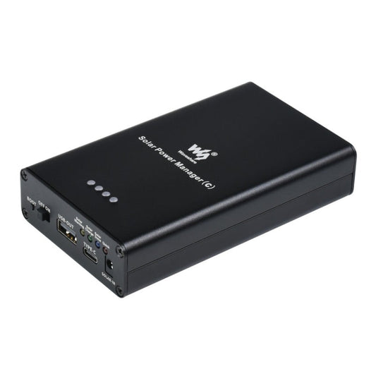 Solar Power Manager with MPPT | USB-C & Solar Input | 5V 3A Output