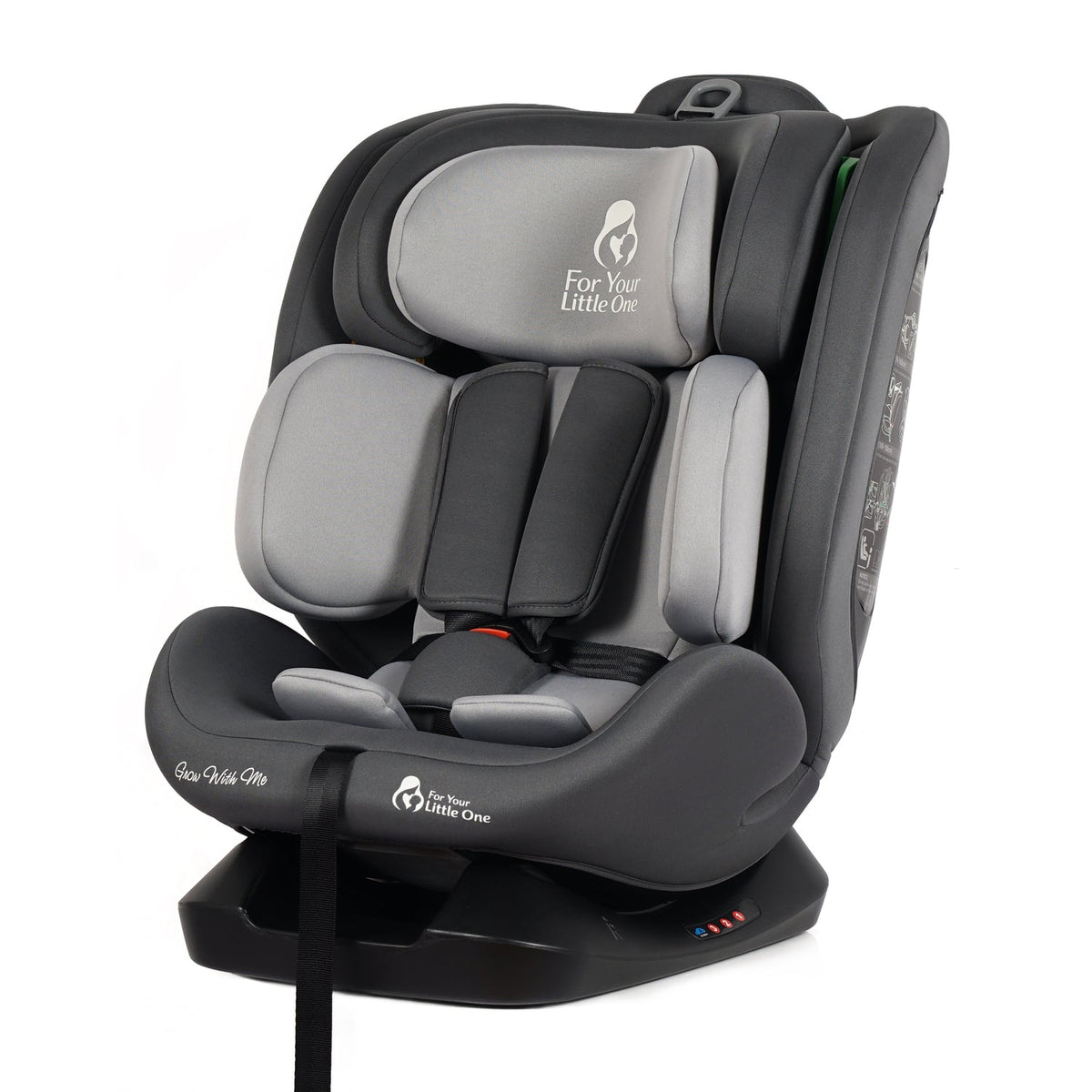 For Your Little One GrowWithMe 0/1/2/3 i-Size Car Seat - Slate Mist (Birth-12 Years)