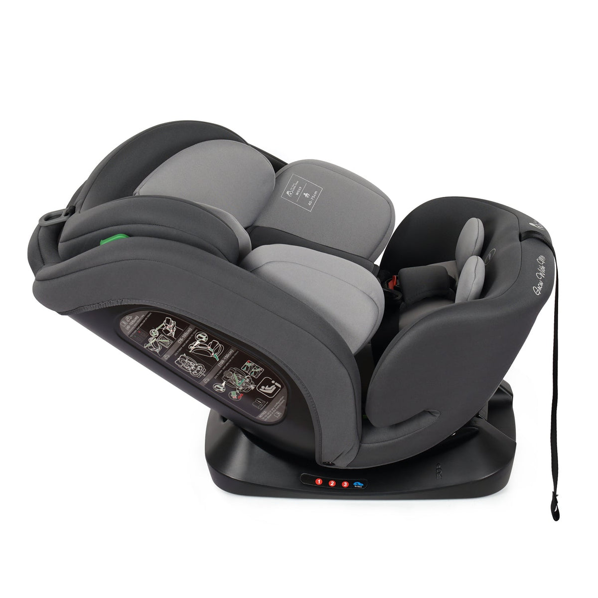 For Your Little One GrowWithMe 0/1/2/3 i-Size Car Seat - Slate Mist (Birth-12 Years)