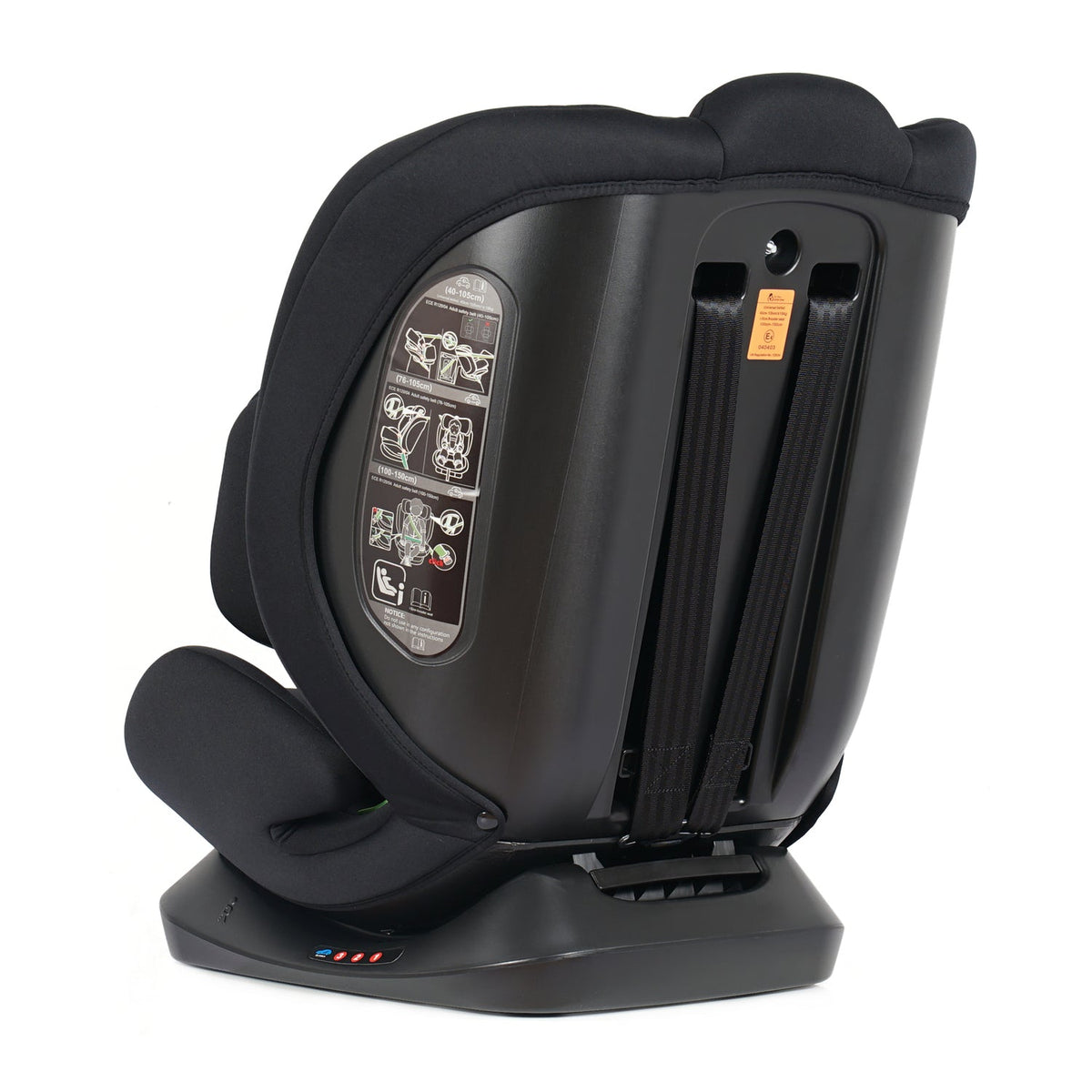 For Your Little One GrowWithMe 0/1/2/3 i-Size Car Seat - Midnight Black (Birth-12 Years)