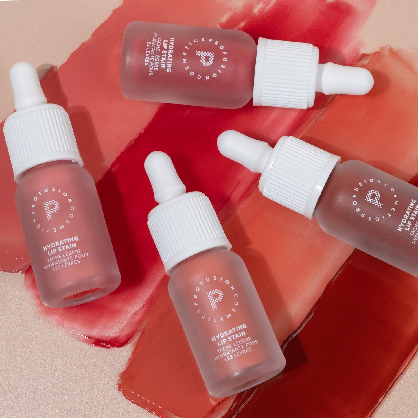 Profusion Cosmetics Lip Glaze — Hydrating Lip Stain with Hyaluronic Acid | 6 Shades