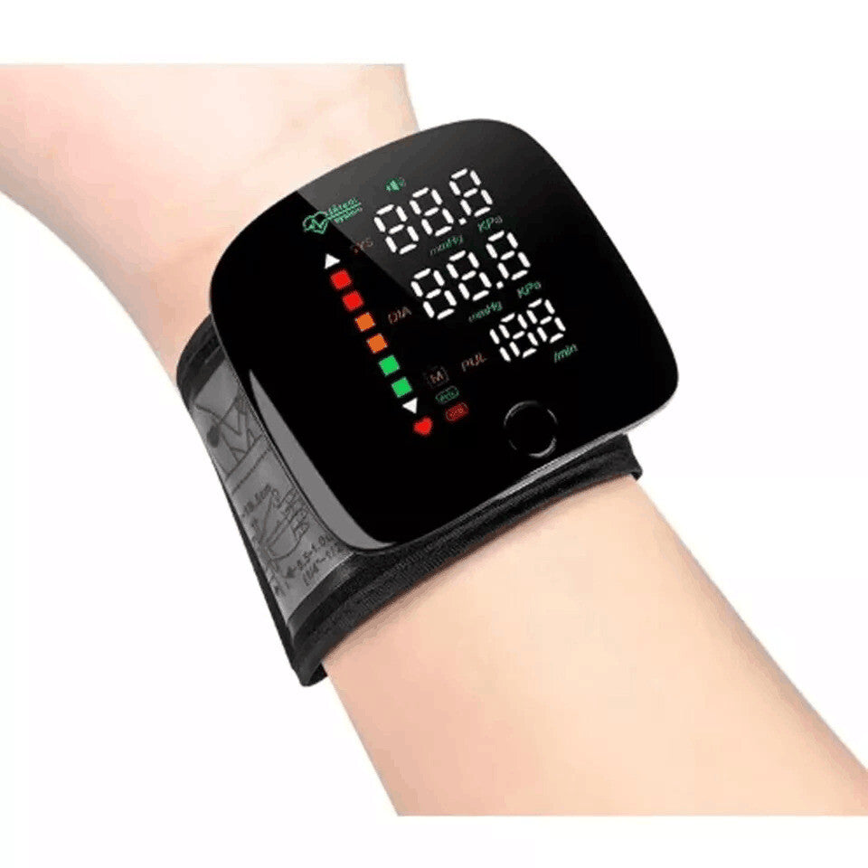 Digital Blood Pressure Monitor Upper Arm Wrist BP Machine LCD Health Monitor