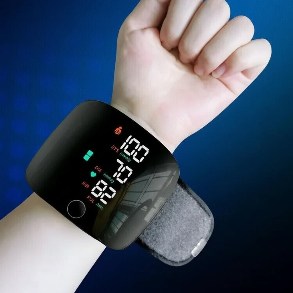Digital Blood Pressure Monitor Upper Arm Wrist BP Machine LCD Health Monitor