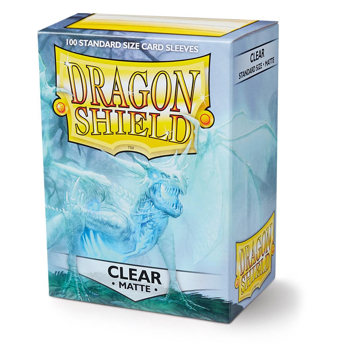 Dragon Shield Standard Sleeves - Matte Clear (100 Sleeves)