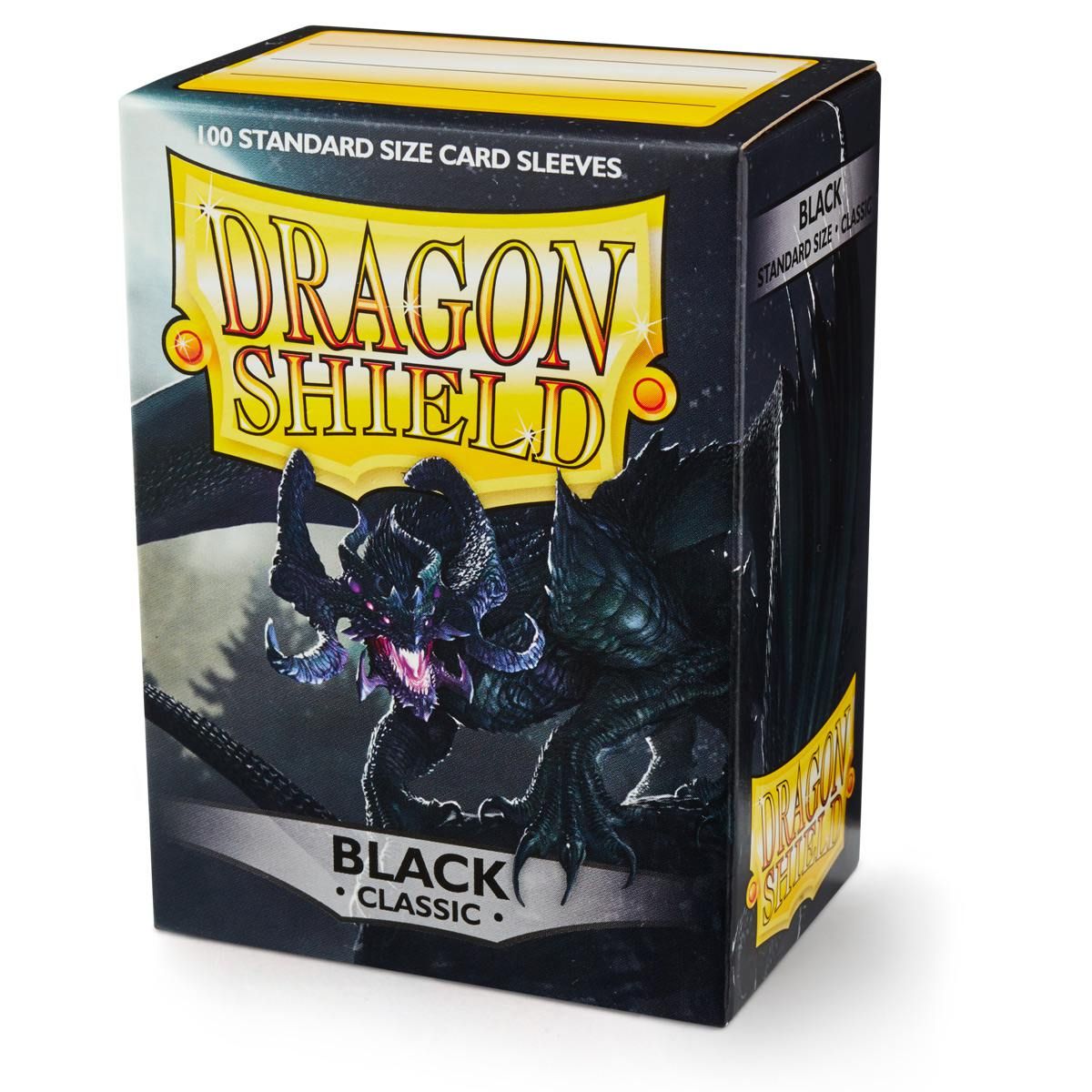 Dragon Shield Classic Standard Sleeves - Black (100 Sleeves)