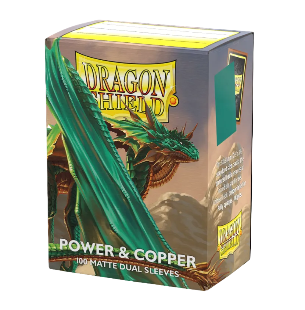 Dragon Shield Standard Dual Matte Sleeves - Power & Copper (100)