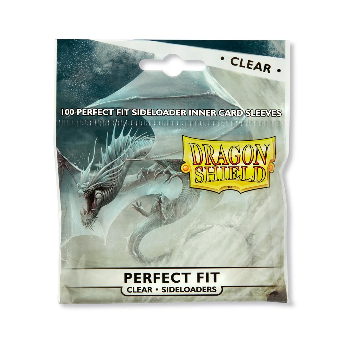 Dragon Shield Standard Perfect Fit Sideloading Sleeves - Clear/Clear (100)