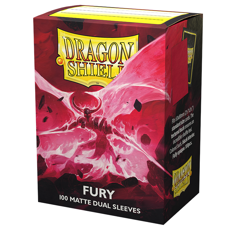 Dragon Shield Standard Dual Matte Sleeves - Fury (100 pcs)
