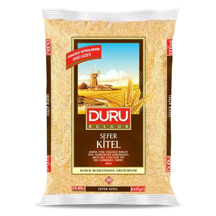 Duru Jerish / Fine Cracked Wheat (Sefer Kitel Bulgur) 1 Kg