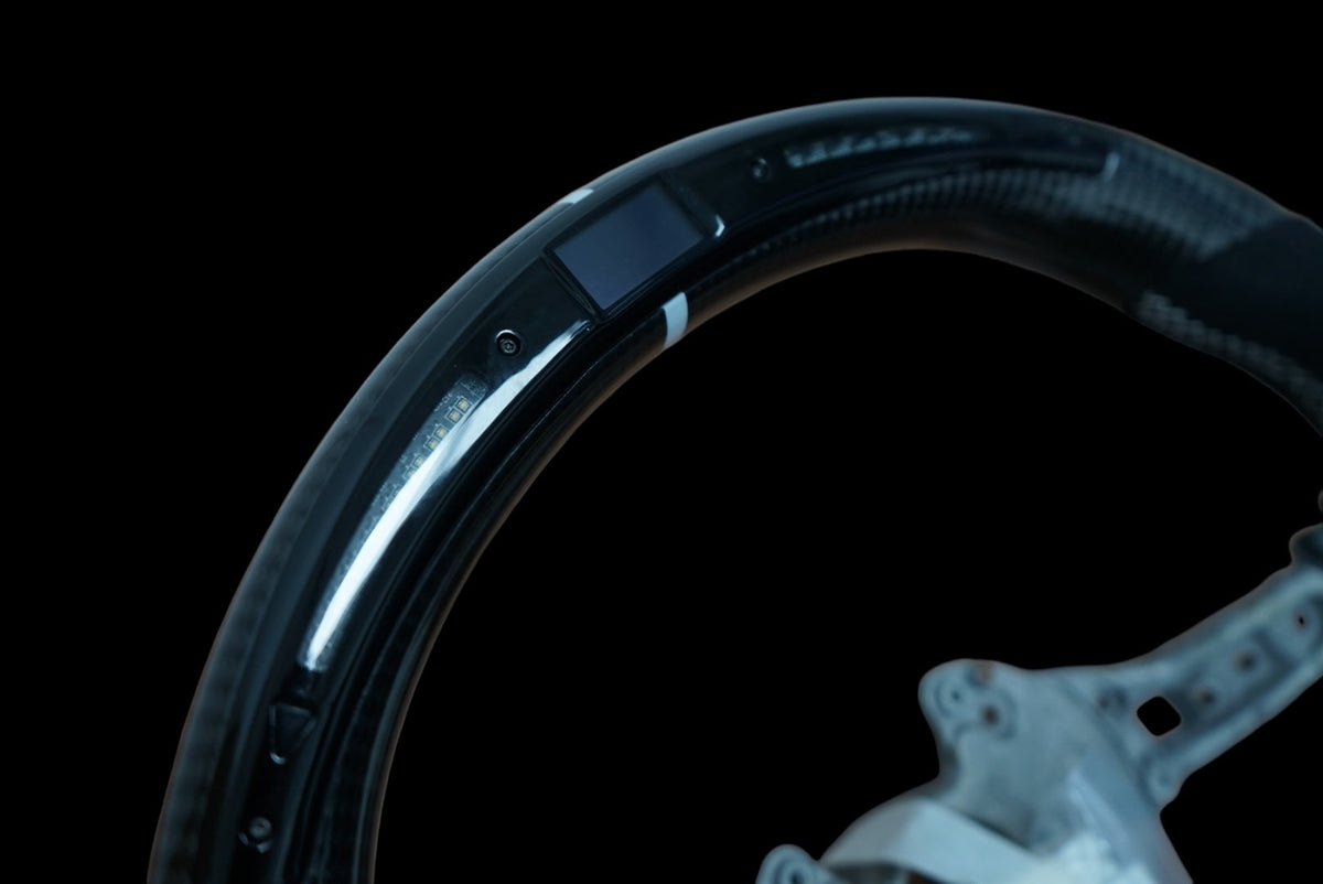 BMW 1, 2, 3, 4 + Other F Series LED Carbon Fibre Steering Wheel (IN STOCK - SWBMWF4)