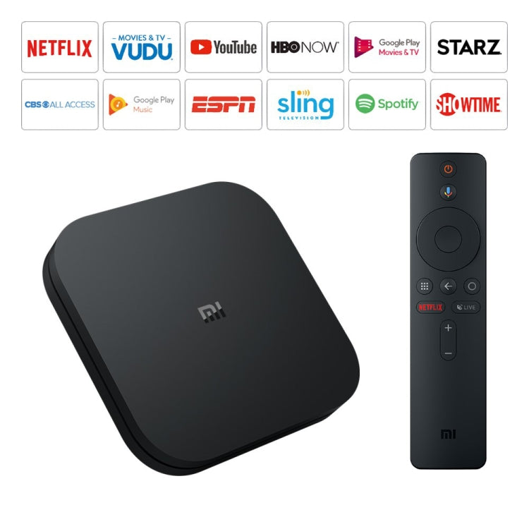 Xiaomi TV Box S 2nd Gen 4K HDR Google TV mit Google Assistant Fernbedienung Streaming Media Player, Cortex-A55 Quad-Core 64bit, 2GB+8GB, Google TV, EU-Version, TV Box S 2nd Gen