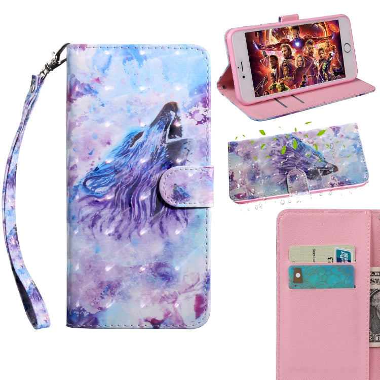 Xiaomi Redmi Note 7 Pro 3D Pattern Flip Wallet Case – TPU & PU Leather